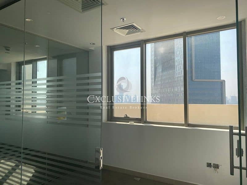 6 Spacious Fitted Office with Glass Partitions