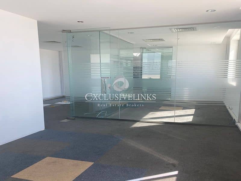 7 Spacious Fitted Office with Glass Partitions
