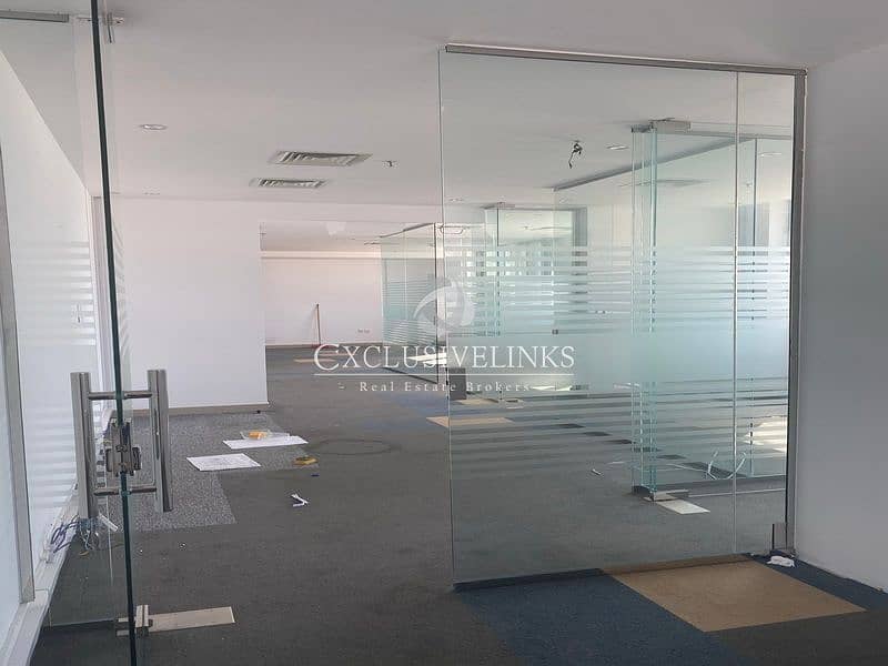 8 Spacious Fitted Office with Glass Partitions