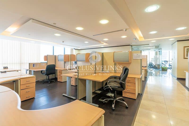 7 Fully Fitted Fully Furnished Partitioned Office