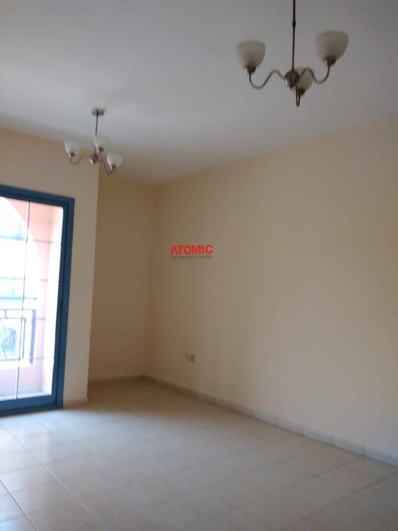 1 BED ROOM FOR RENT IN PERSIA CLUSTER - WITH BALCONY - INTERNATIONAL CITY - 25000/-