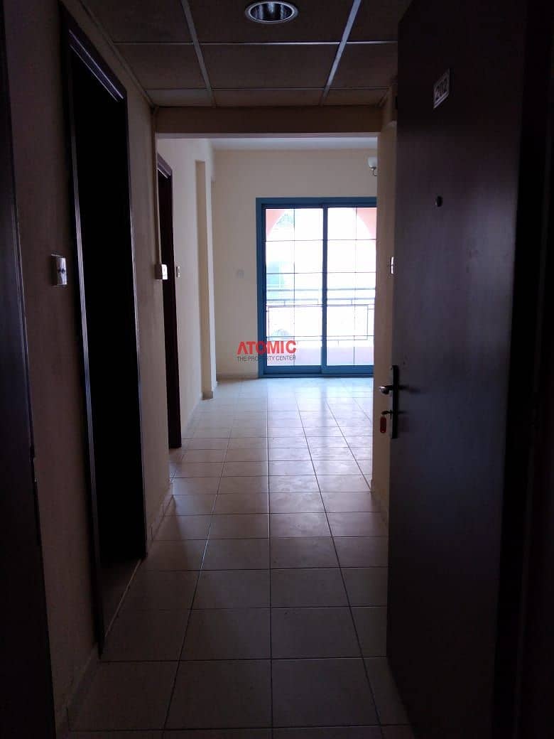 2 1 BED ROOM FOR RENT IN PERSIA CLUSTER - WITH BALCONY - INTERNATIONAL CITY - 25000/-