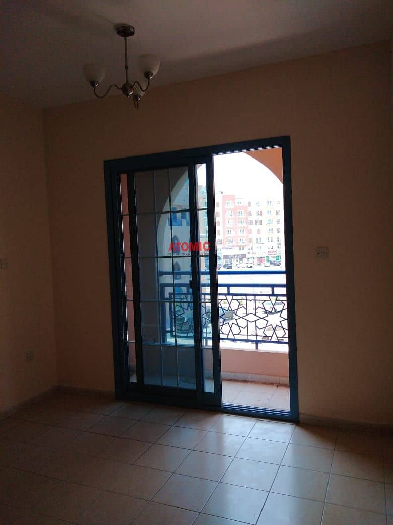 6 1 BED ROOM FOR RENT IN PERSIA CLUSTER - WITH BALCONY - INTERNATIONAL CITY - 25000/-