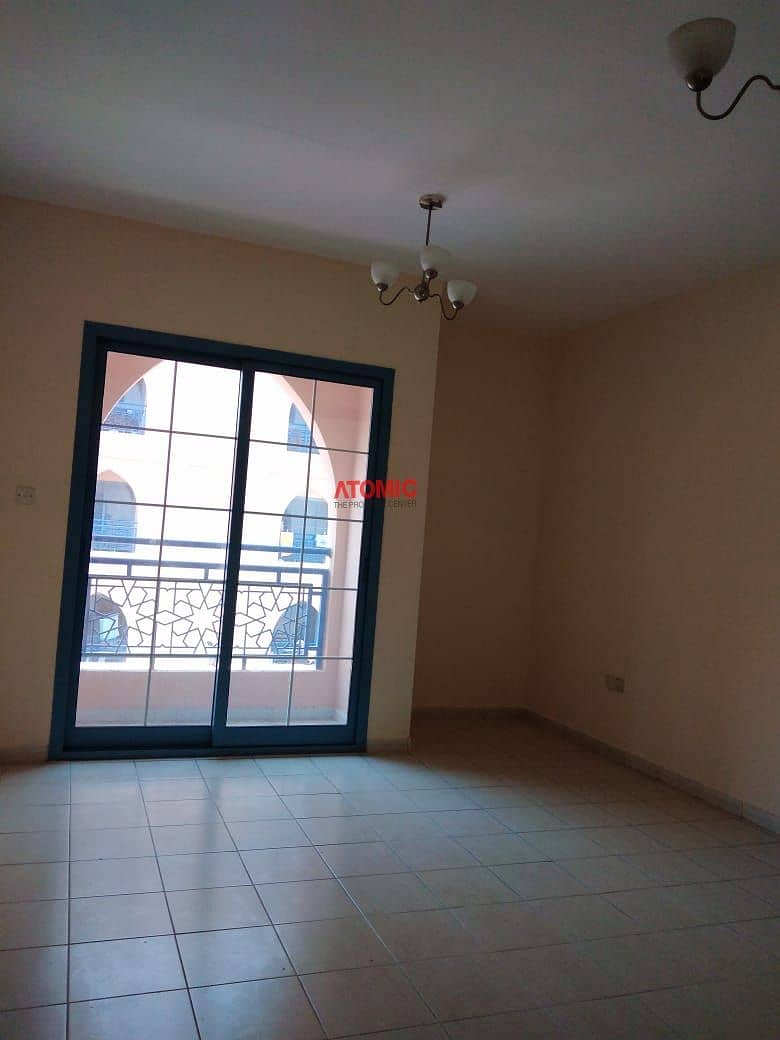 10 1 BED ROOM FOR RENT IN PERSIA CLUSTER - WITH BALCONY - INTERNATIONAL CITY - 25000/-