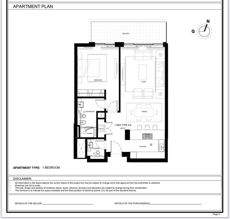 15 Vacant | 1 Bed | Largest Layout In Sobha