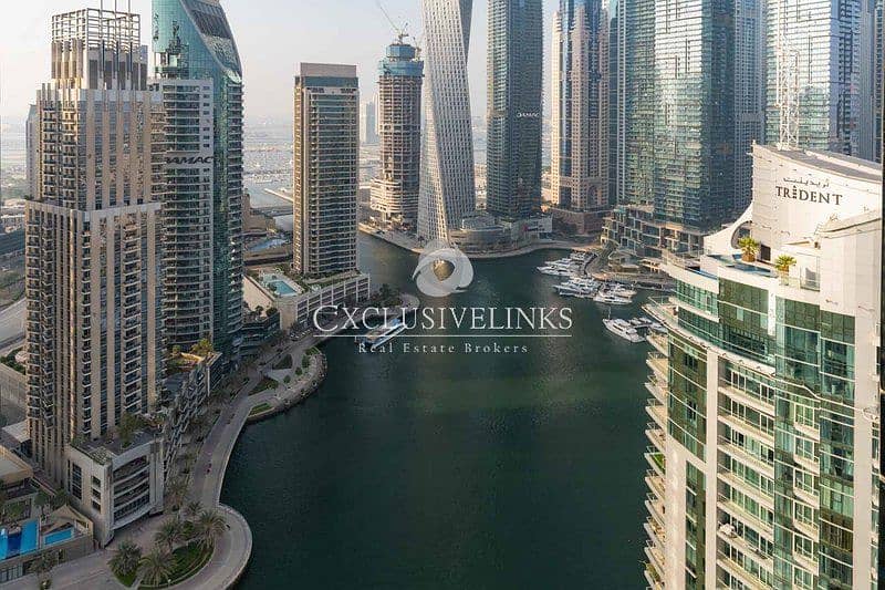 位于迪拜码头，三叉戟海洋景观大楼，三叉戟滨海公园海洋大厦 2 卧室的公寓 2550000 AED - 5491864