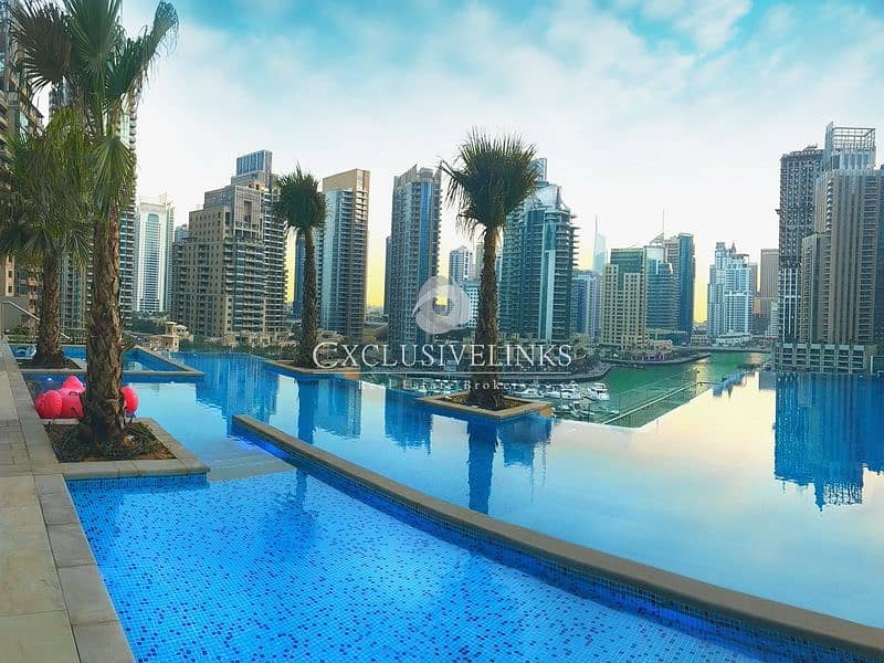 14 Vacant and furnished 2 bedroom in Marina Gate 2