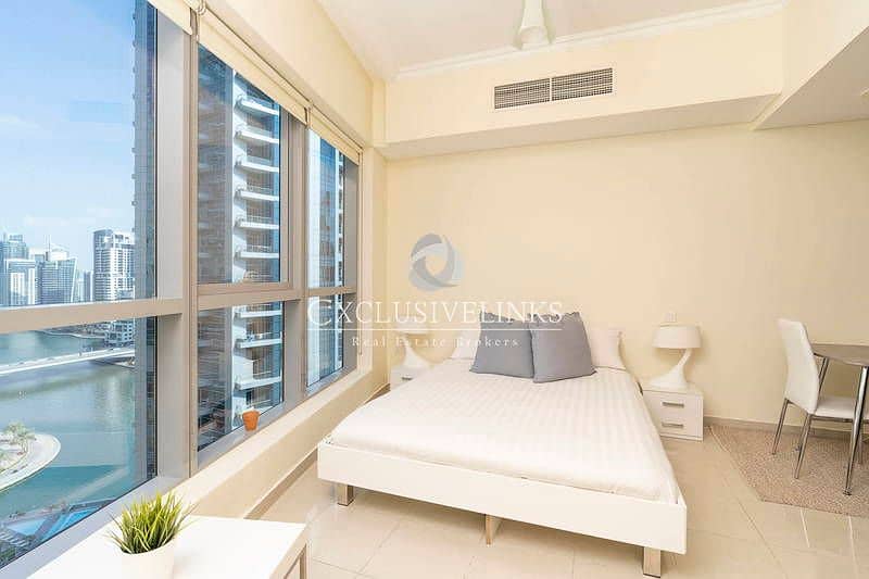 4 Part Furnished Studio available with Marina Views