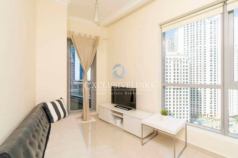 8 Part Furnished Studio available with Marina Views