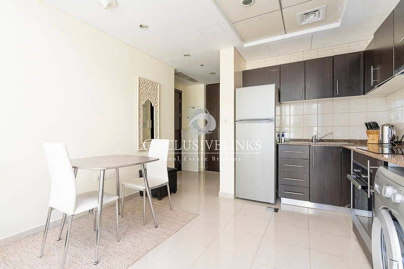 10 Part Furnished Studio available with Marina Views