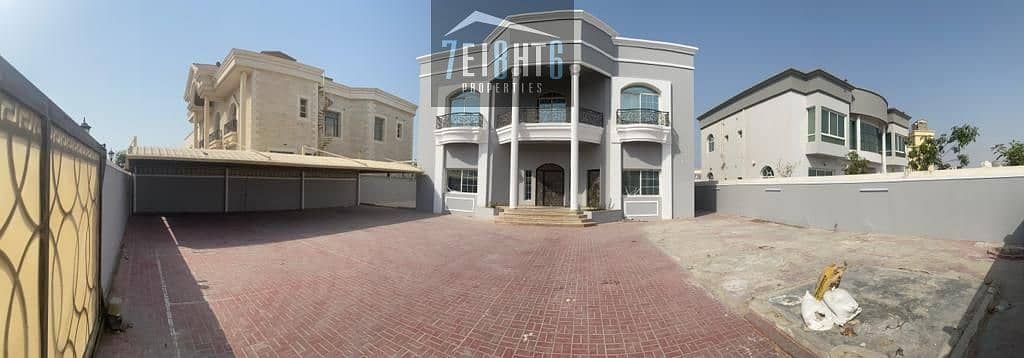 Outstanding property: 7 b/r good quality indep villa + maids room + large interlocked garden for sale in Al Quoz 1