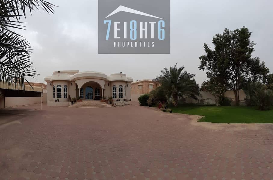 Immaculately presented: 2-3 b/r independent villa + maids room + large garden for rent in Mizhar 2