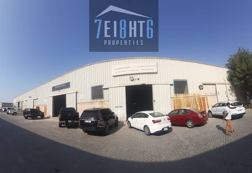 Spacious warehouse: 6,214 sq ft warehouse for use for rent in Al Quoz 3