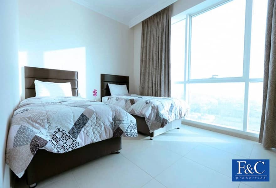 12 Large Unit | 2BR+Maids | High Floor | Sea View