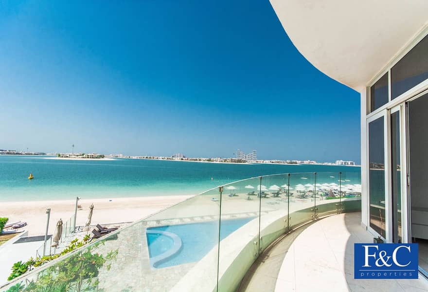 18 Full Sea and Pool View | Private Beach | Vacant