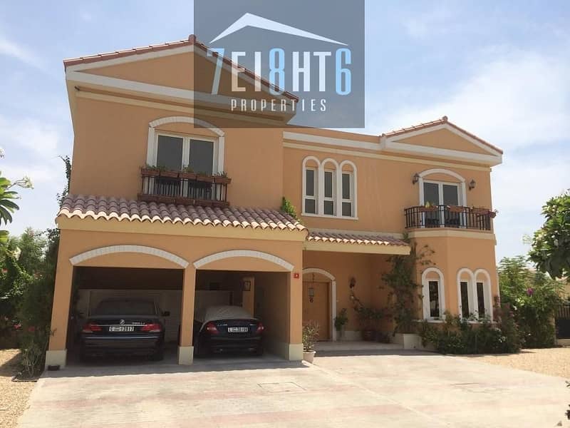 5 b/r independent high quality fully FURNISHED villa with maids room, private swimming pool and landscaped garden