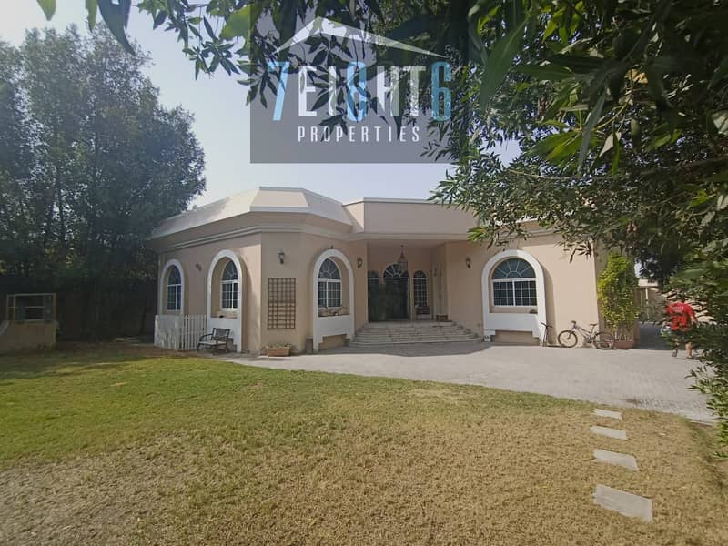 Beautifully presented: 4 b/r good quality independent villa + private s/pool for rent in Al Safa 2