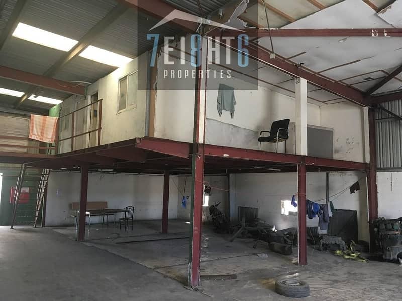 3 400 sq ft warehouse with mezzanine including offices + kitchen + bathrooms for storage use only