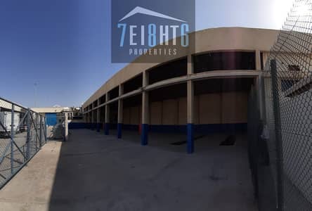 Warehouse for Rent in Al Qasimia, Sharjah - Fully maintained 7,800 sq ft commercial open warehouse with 4 offices + bathroom for rent in Al, Qubaisi, Deira