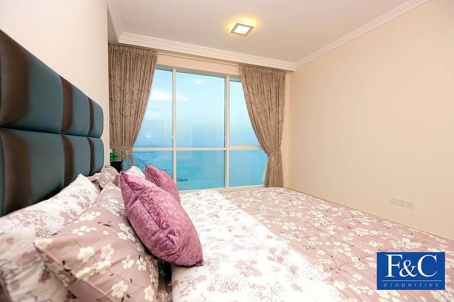 9 2BR+Maids | High Floor | Sea View | Unfurnished