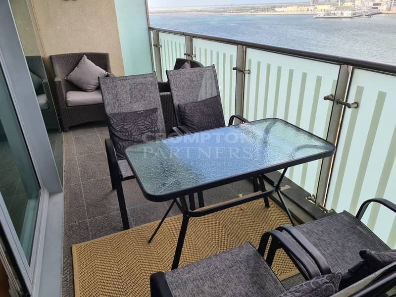 3 Full Sea View | Well Maintained | Maids Room