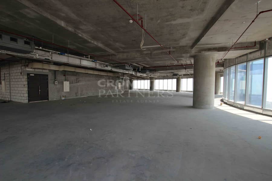 19 Full floor office in Addax/  Shall&core