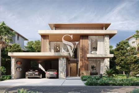 فیلا 5 غرف نوم للبيع في تلال الغاف، دبي - Beachside Bliss In This 5 BR Grand Villa