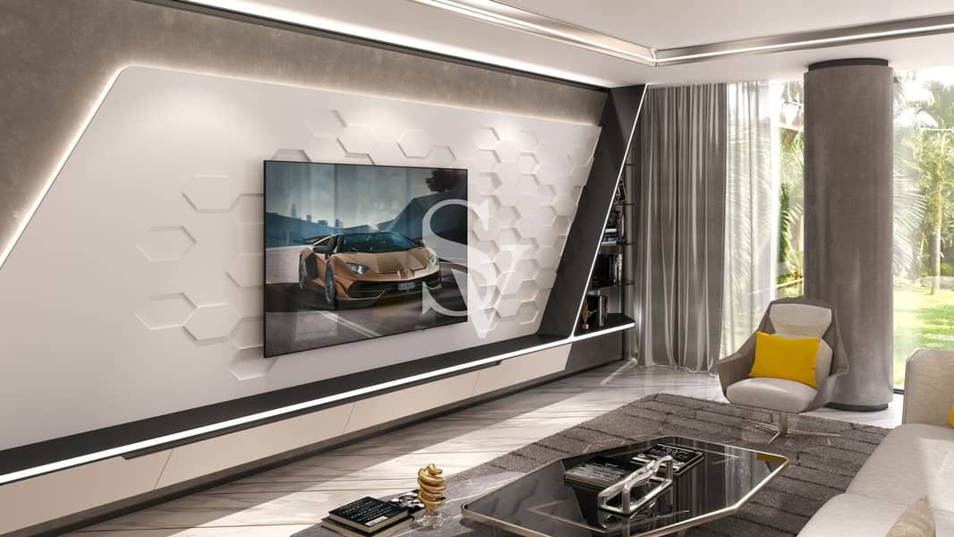 5 Lamborghini Inspired Golf Course View Mansion