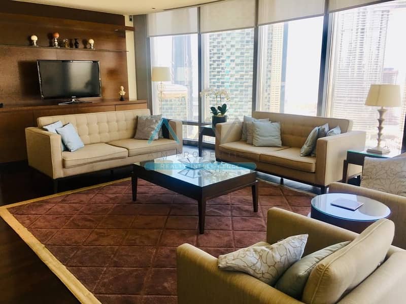 LIVE IN LUXURY FURNISHED 3 BR IN BURJ KHALIFA