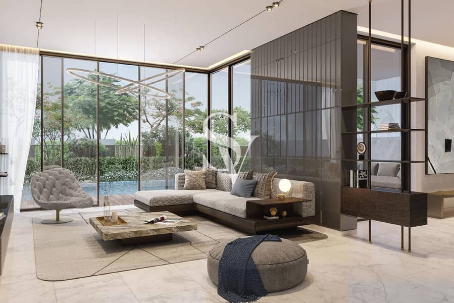 6 Super Luxury | Villa on Lagoon | 2 Floors Layout