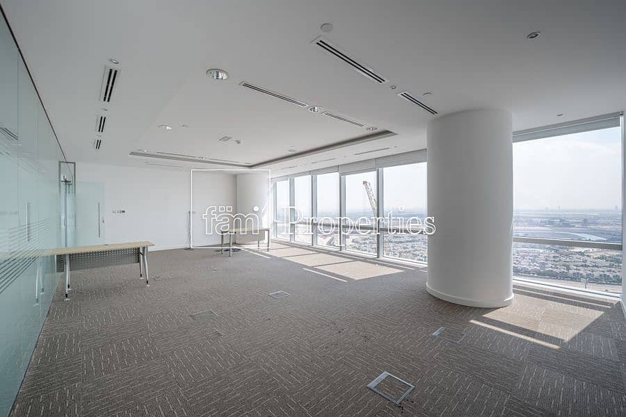 12 Office unit for rent w/ Burj Khalifa view