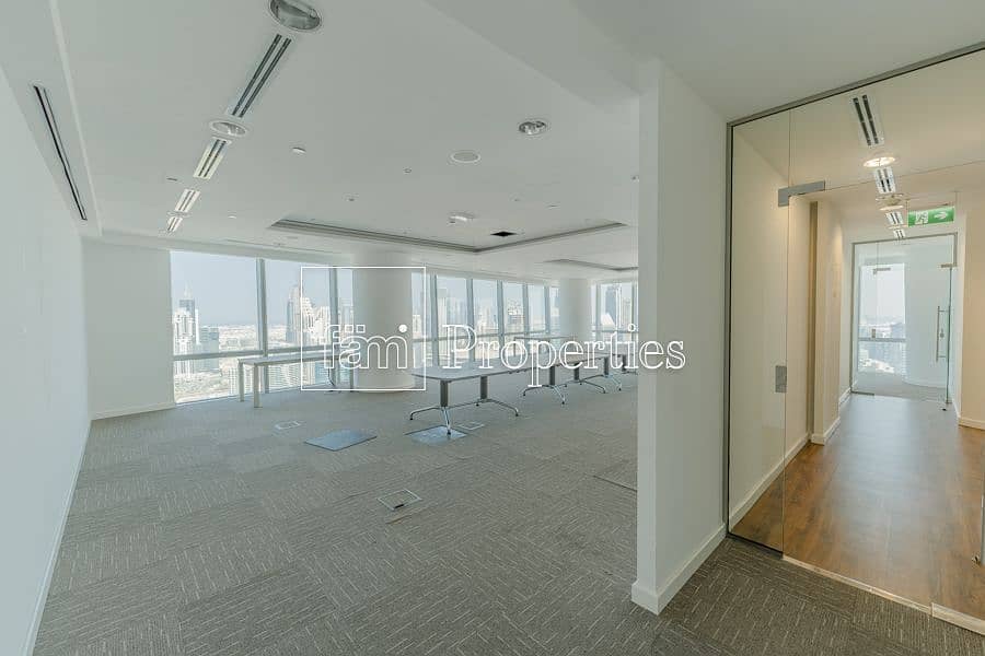 21 Office unit for rent w/ Burj Khalifa view