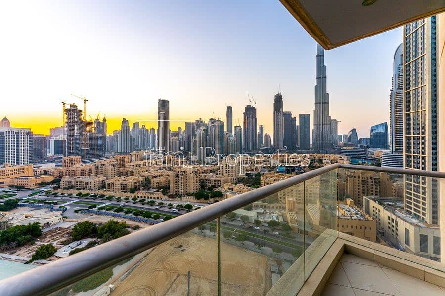 High Floor | Largest 2 Bedrooms in Burj Views