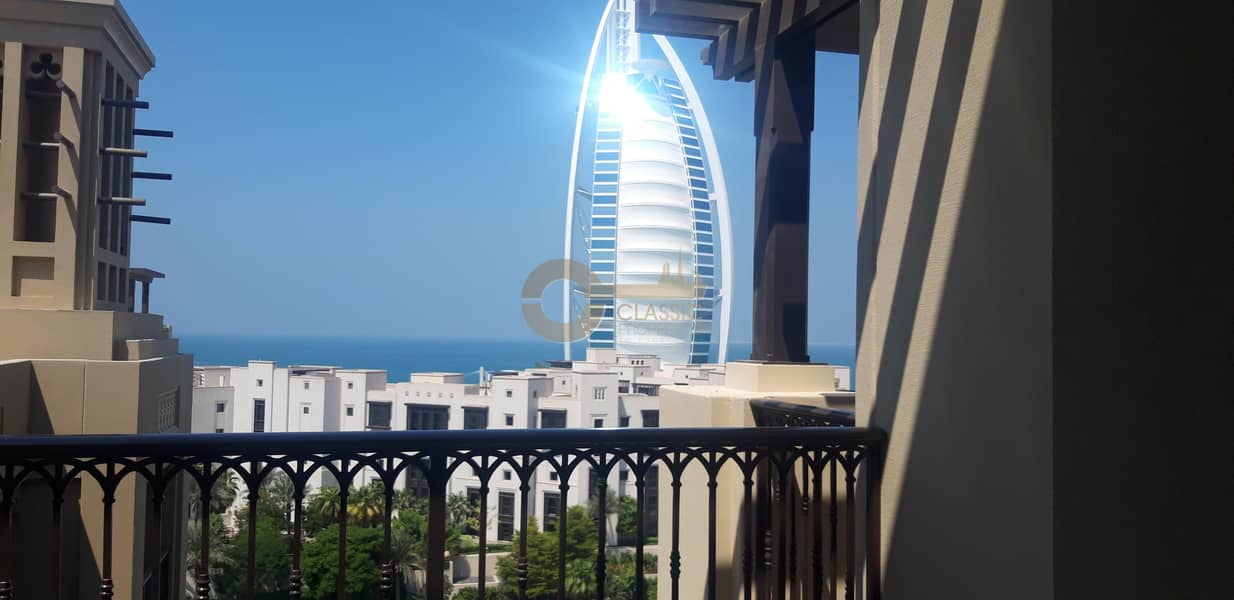 1 bed Apartment, Umm Suqiem 3 | Burj Al Arab with Pool and Sea View