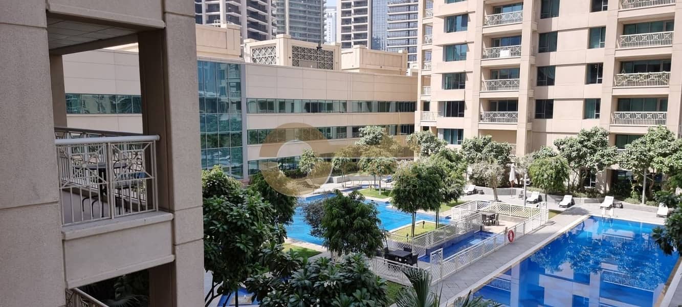 Pool & Burj View | 2Bed | Vacant | low Floor