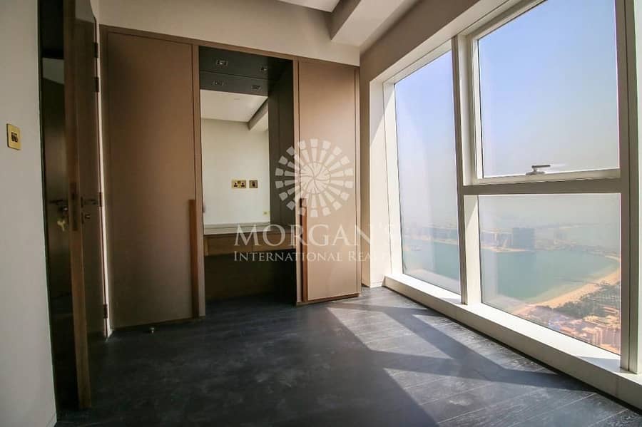 5 2 br |High Floor Sea view | Unfurnished | Chiller free