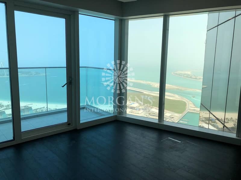 10 2 br |High Floor Sea view | Unfurnished | Chiller free