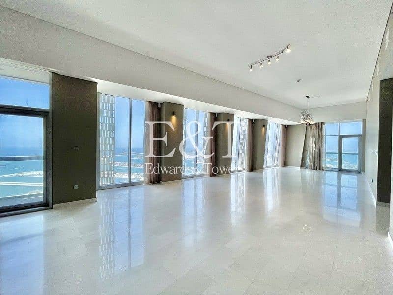 位于迪拜码头，开阳大厦 4 卧室的顶楼公寓 11000000 AED - 5425562