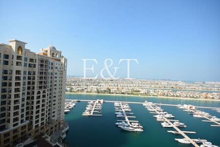 2 Bedroom Apartment for Sale in Palm Jumeirah, Dubai - High Floor |Open Marina Views | Rented | New