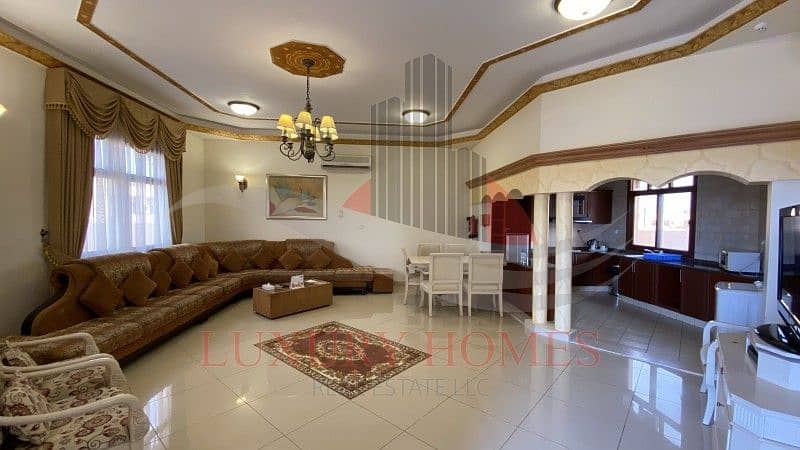 2 Fully furnished ground floor villa with utilities