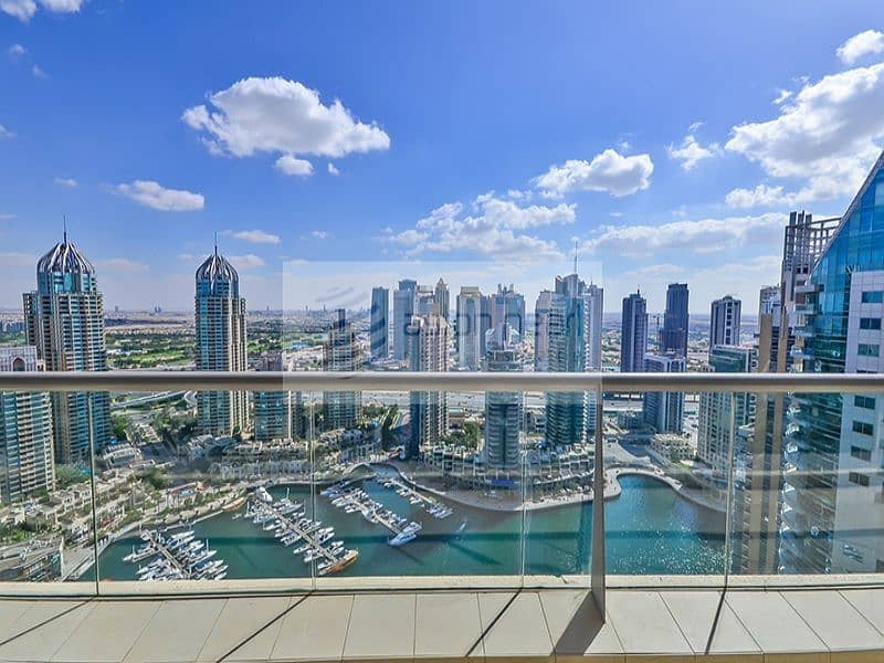 Huge 2BR | 2Parking | Full Marina View | Must See