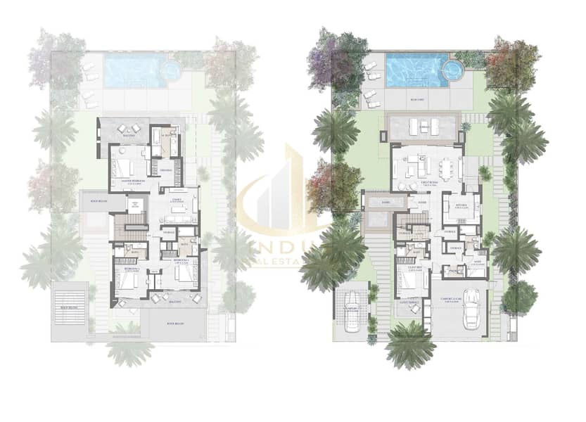 25 Upscale Community | Single Row Modern Style Villas