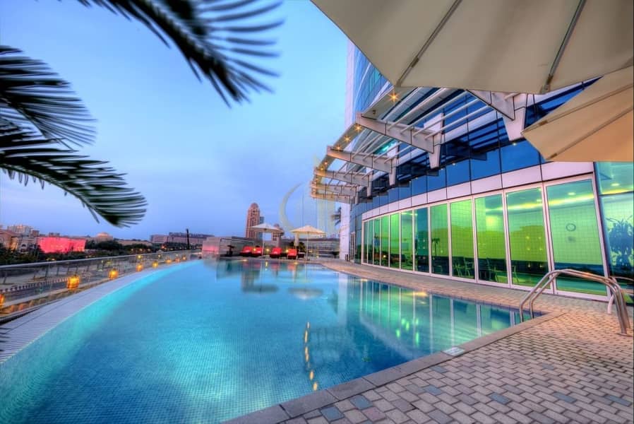 位于迪拜码头，滨海塔玛尼酒店 2 卧室的酒店式公寓 155000 AED - 5325820
