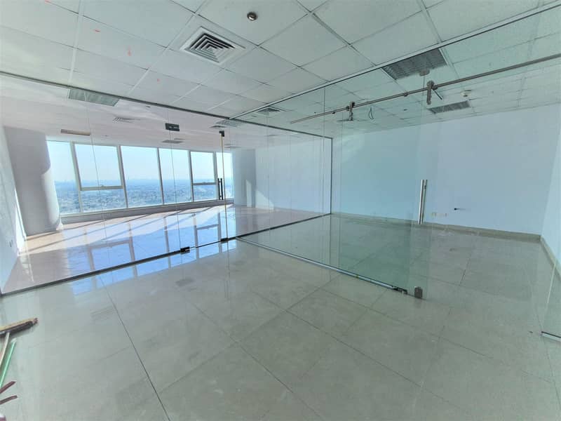 Fitted Glass Partitioned Office in Churchill Tower