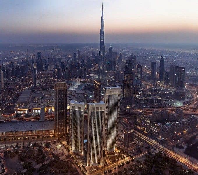 3 Connected to Dubai Mall with Full Burj View