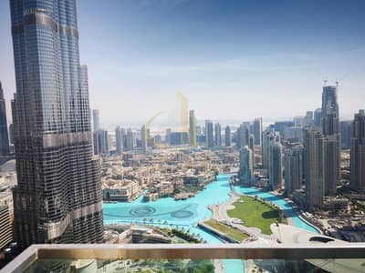 3 Bedroom Flat for Sale in Downtown Dubai, Dubai - Higher Floor| Spectacular Views of Burj| Vacant