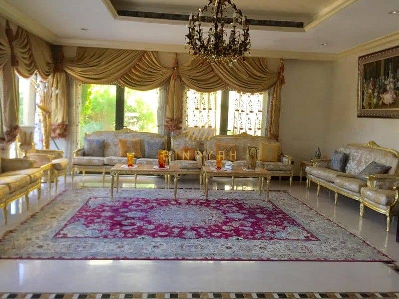 4 Furnished 6 bed + maid / Private beach