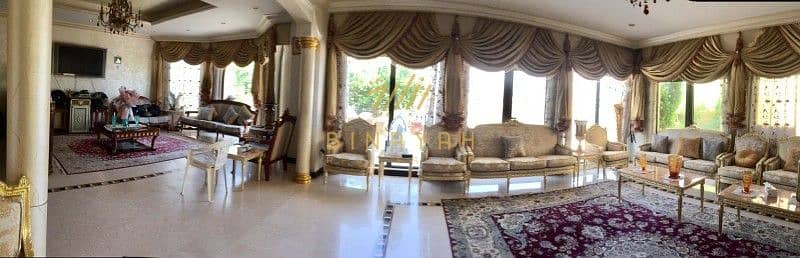 15 Furnished 6 bed + maid / Private beach / 950k