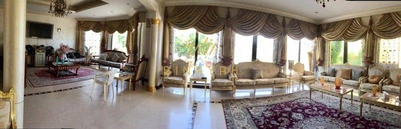 21 Furnished 6 bed + maid / Private beach