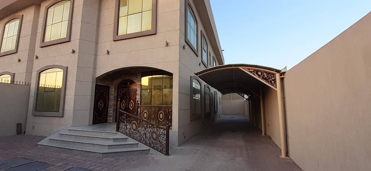 Spacious 5bhk villa| Maid room|7 washrooms| Al hoshi area | Rent 100k aed in 2 payment |Sharjah
